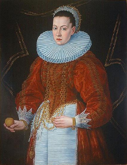 Anton Moller Portrait of a Gdaesk female patrician